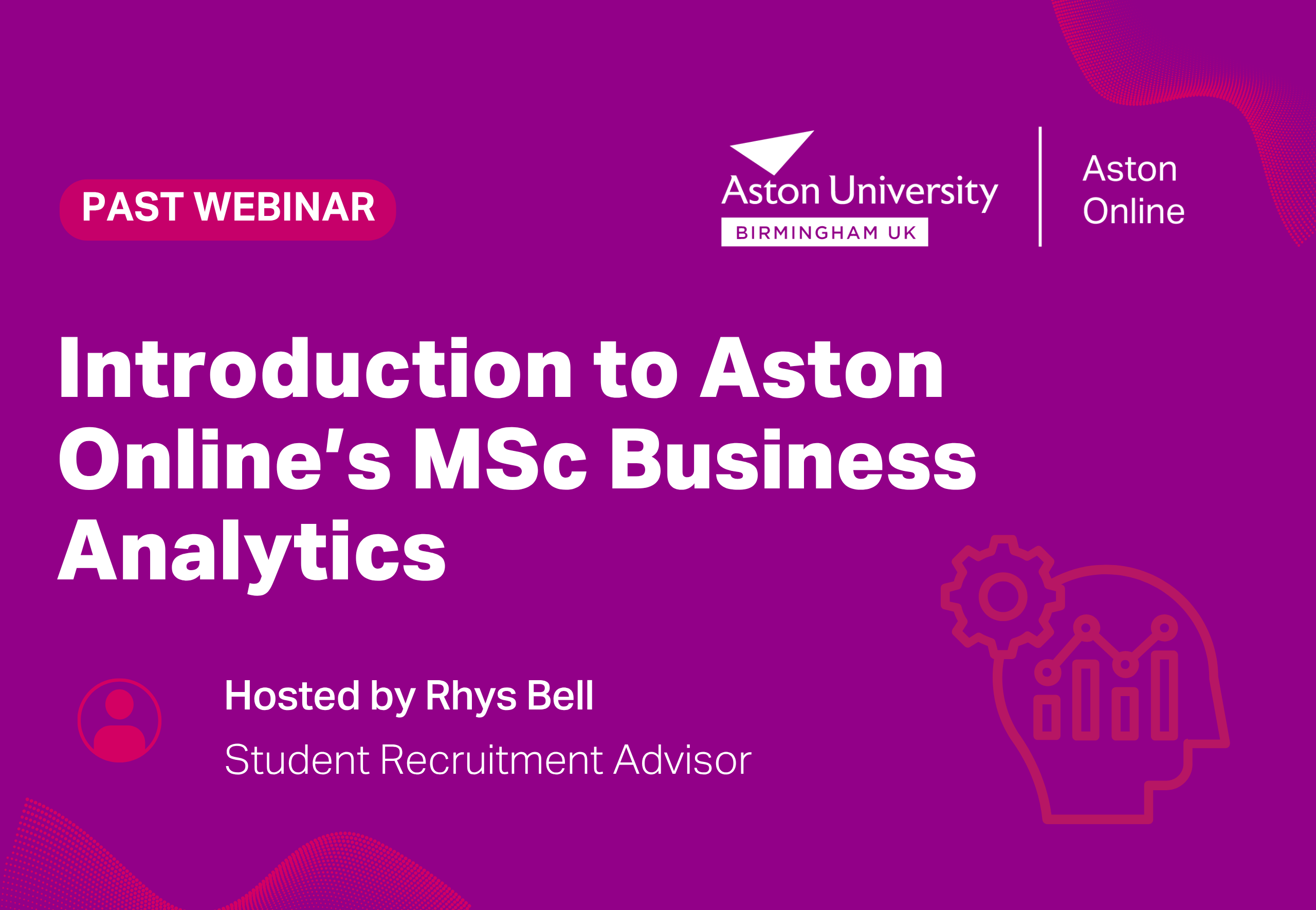 Aston webinar MSc Business Analytics