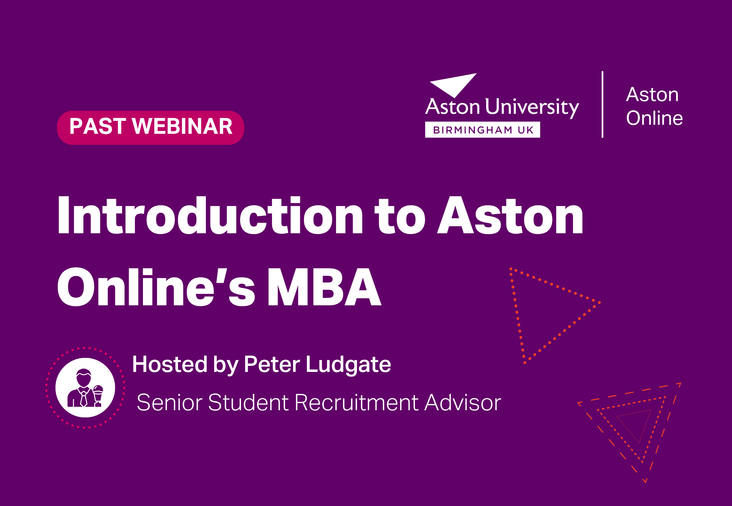 Aston online MBA Webinar