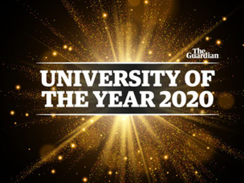 Aston University University of the Year 2020 logo