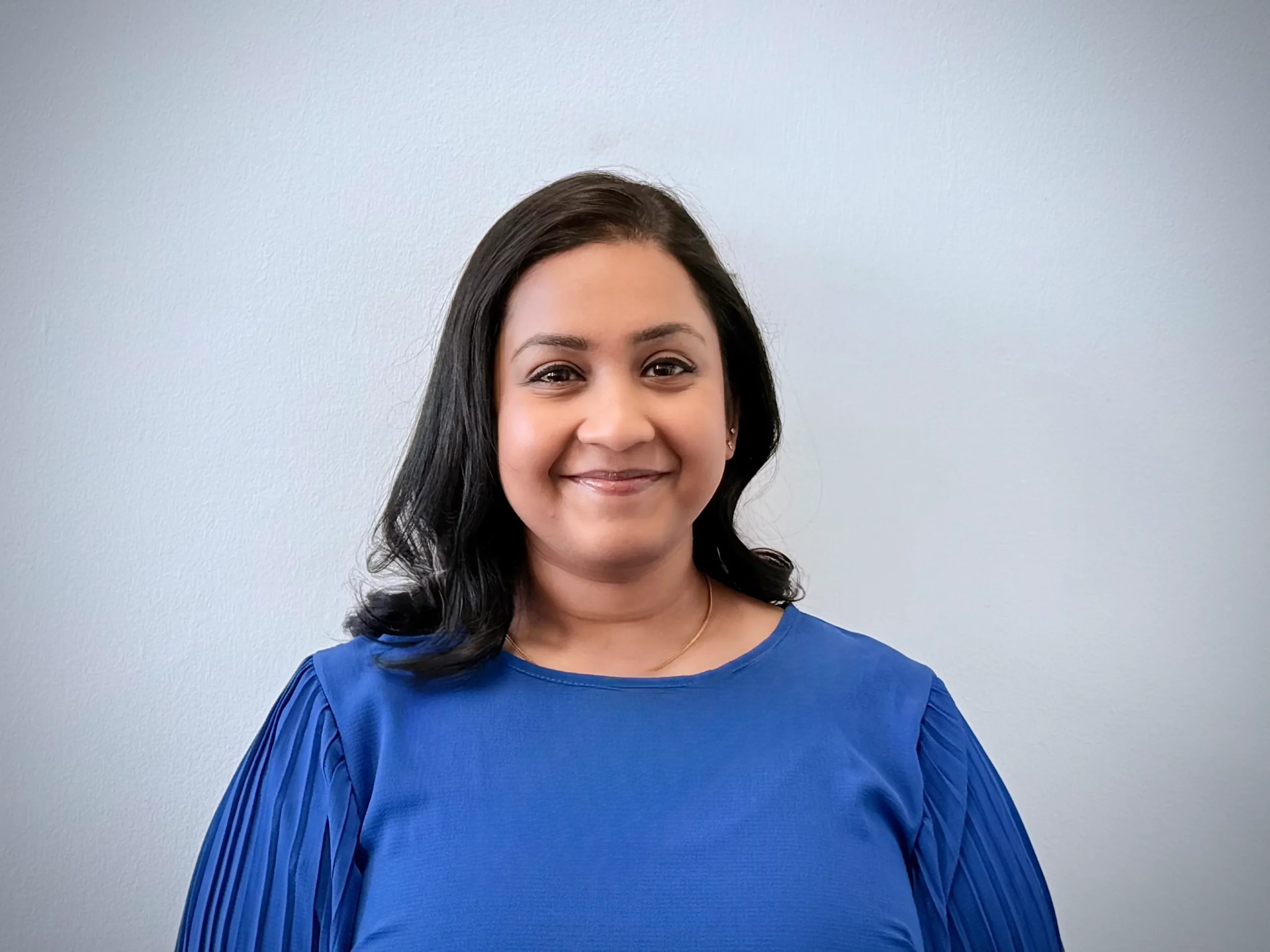 Abinaya Sowriraghavan - Aston Online Computer Science MSc Programme Director smiling