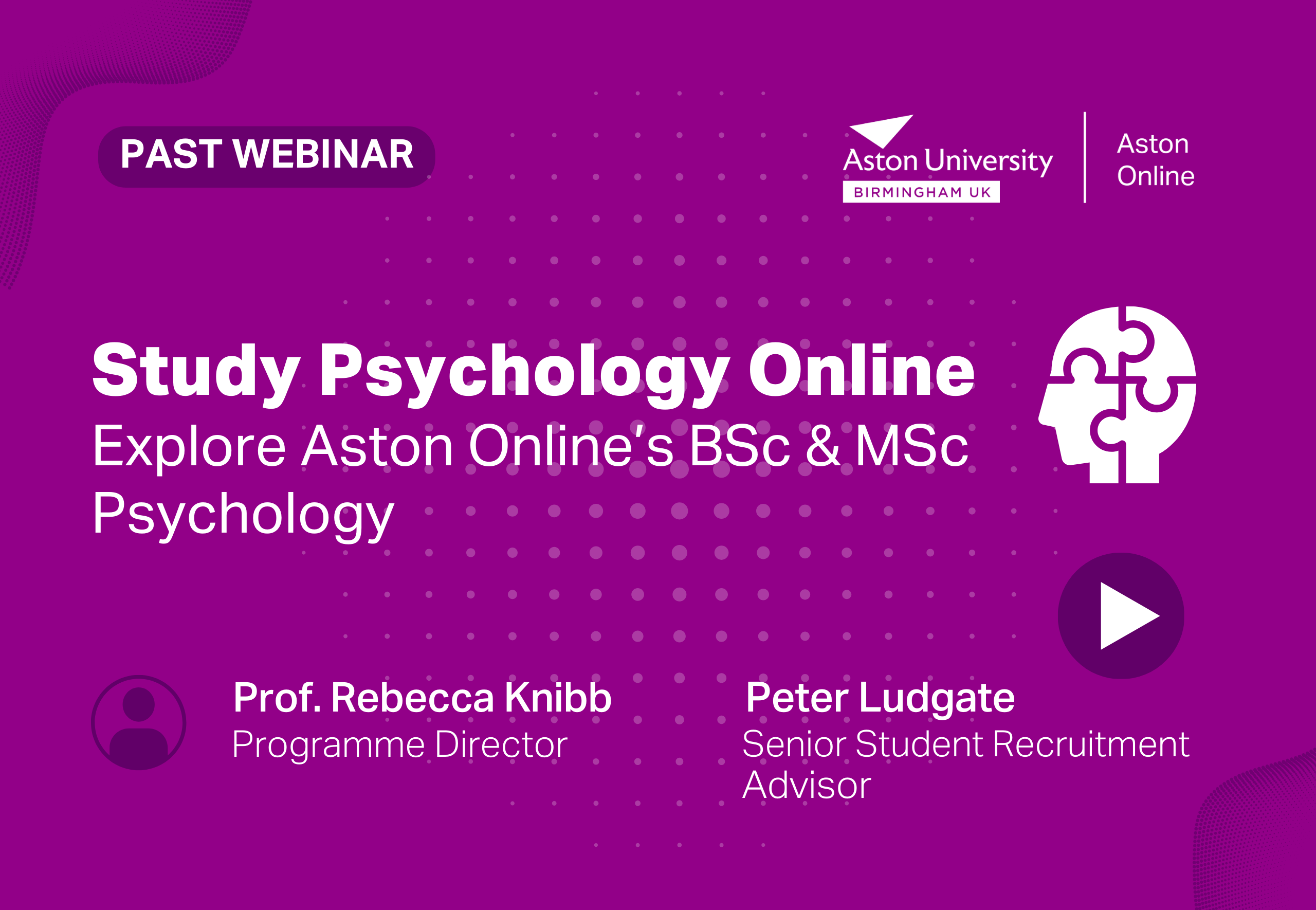 Psychology webinar