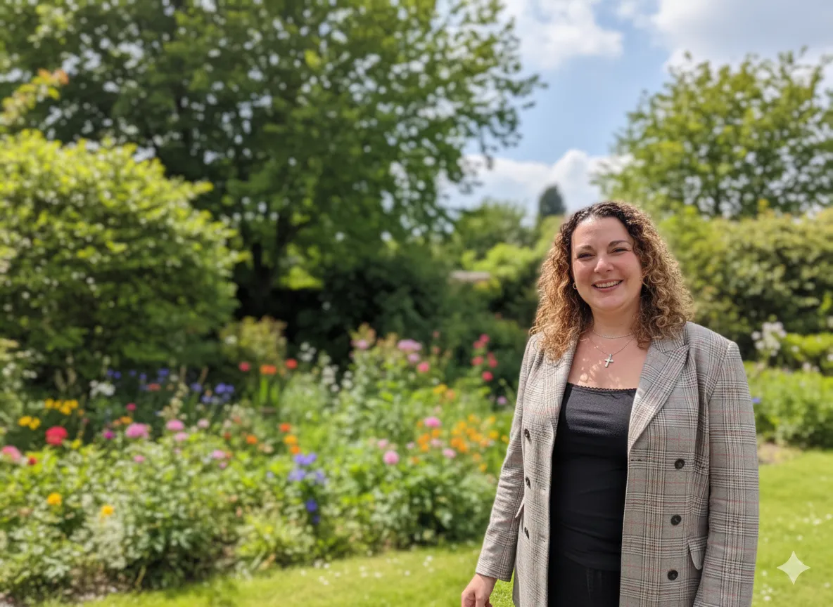 Rana Nassar - Aston Online MBA student - woman smiling wearing a grey blazer