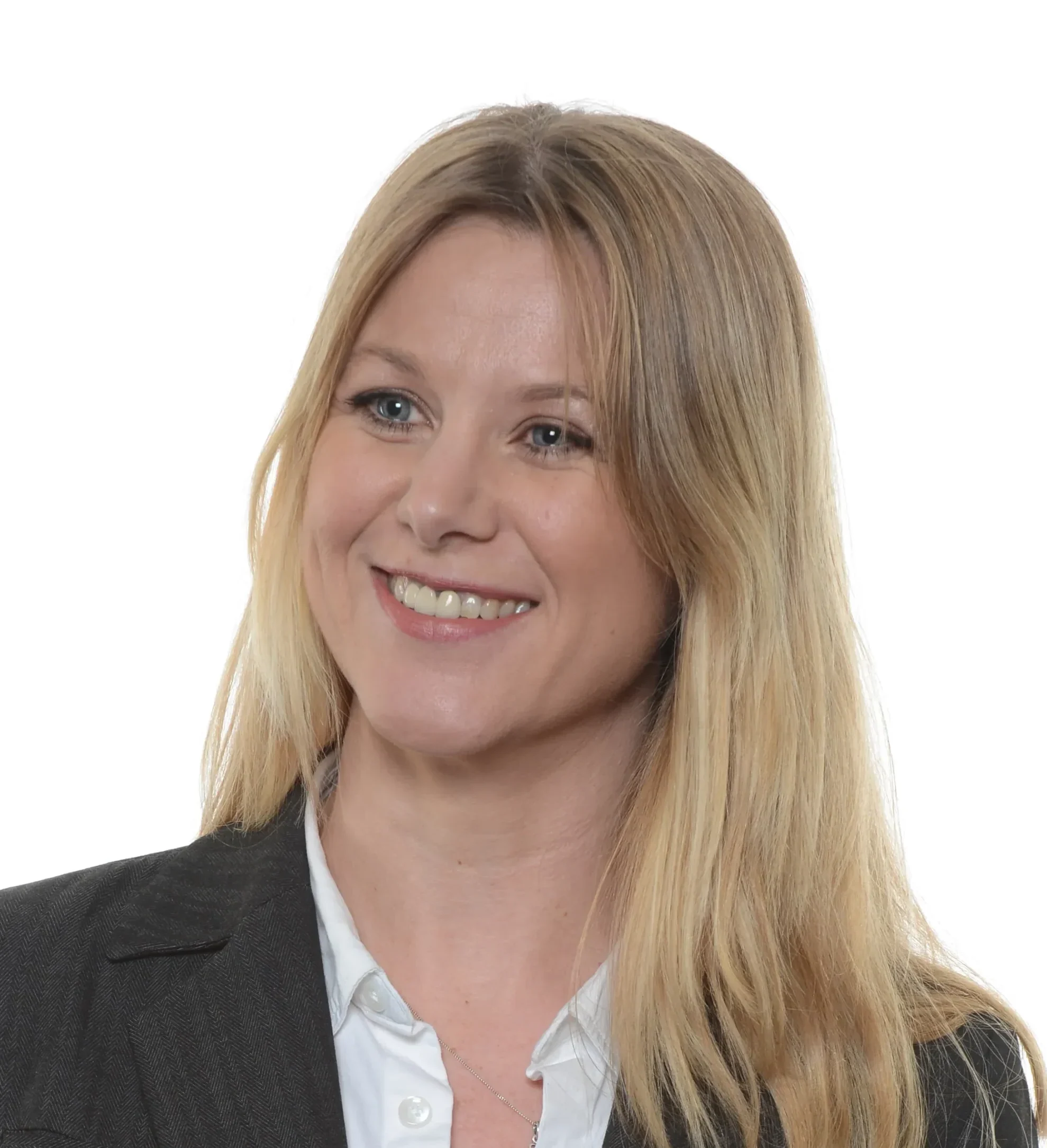 Rebecca Knibb, Aston Online Psychology Programme Director - smiling while arms folded