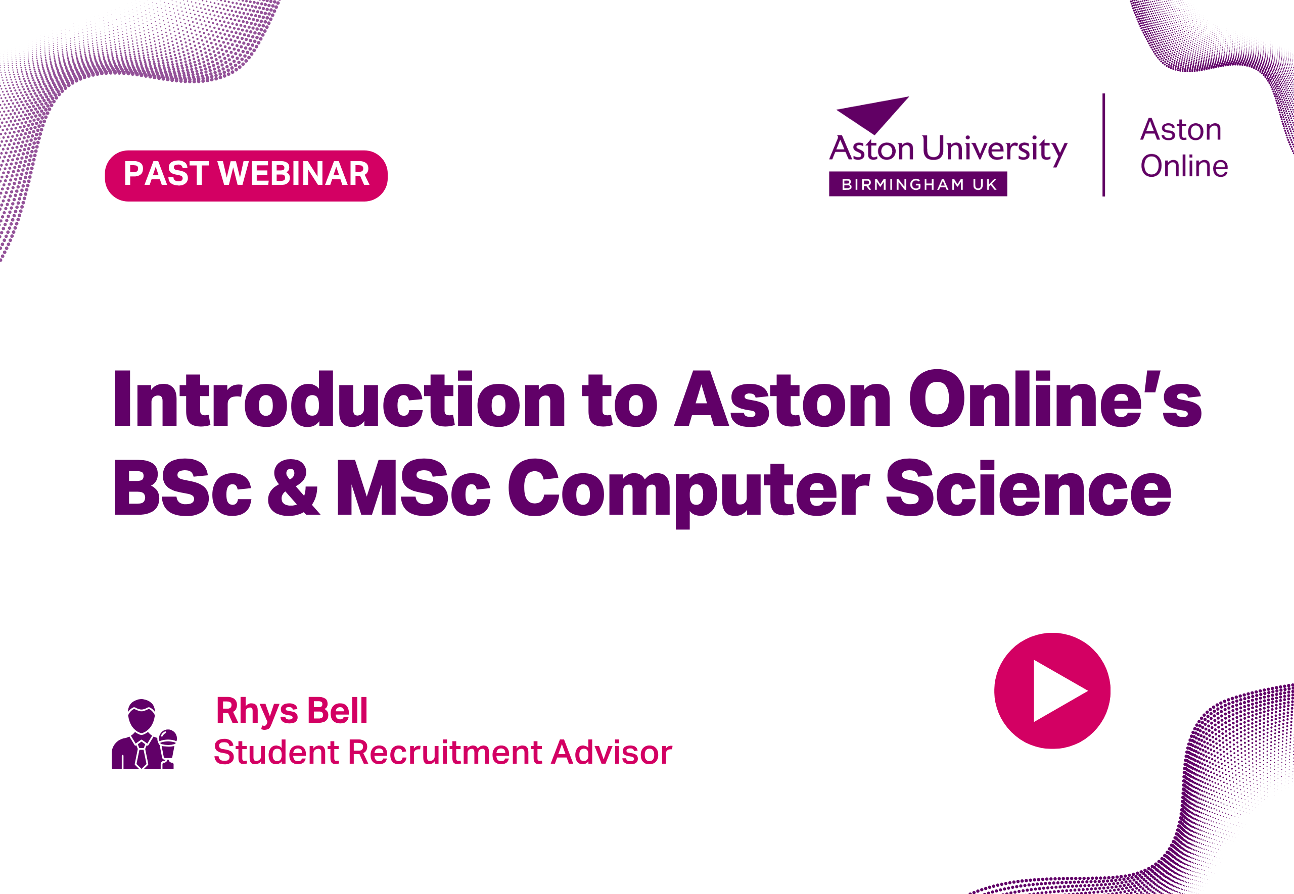 Introduction to Aston Online BSc and MSc Computer Science thumbnail