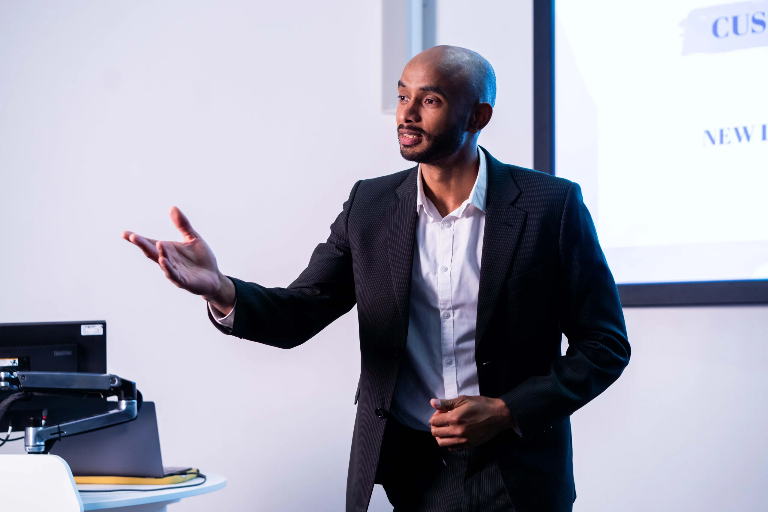 What can you do with a DBA - man presenting at a conference